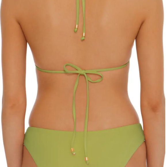 ISABELLA ROSE Sunray Triangle Bikini Top(M) Kiwi|*FLIRTY & FUN, SExY w SOFT PADS - Picture 2 of 8